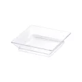 Assiette cubik cristal 65x65xh.16mm